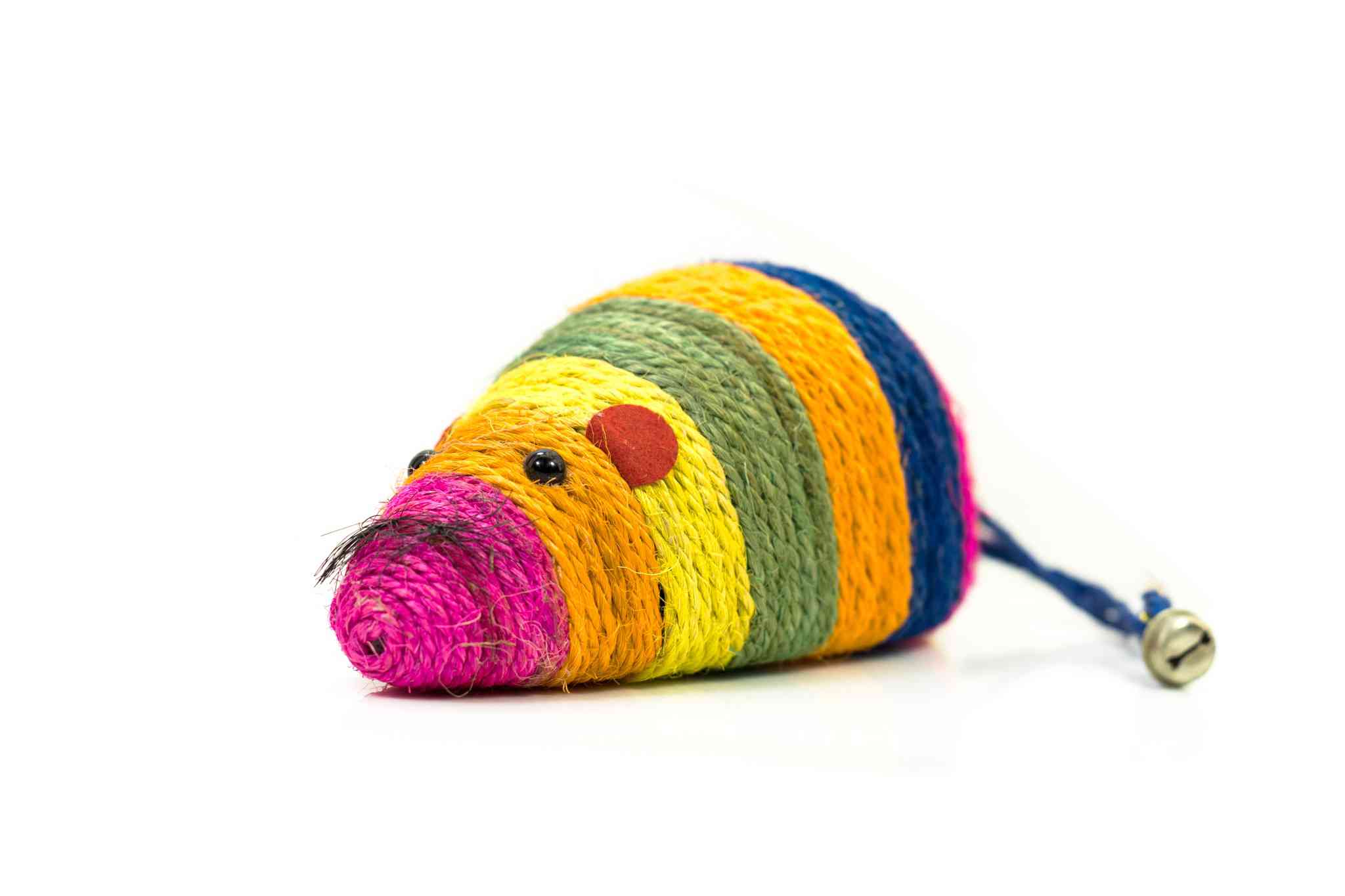 Rainbow Mouse with bell